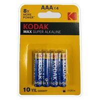 KODAK AAA ALKALINE İNCE PİL 4'LÜ