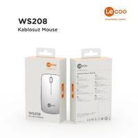 Lecoo WS208 Kablosuz 1200DPI 3 Tuşlu Optik Mouse 