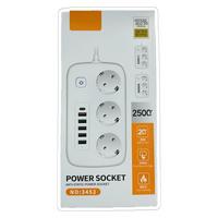 POWER SOCKET 2500W NO:3452 AKIM KORUMALI PRİZ 