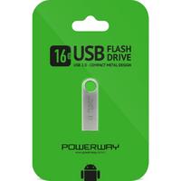 POWERWAY 16GB METAL FLASH BELLEK