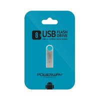 POWERWAY 8GB METAL FLASH BELLEK