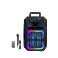 Torima D25 Siyah RGB Işıklı Mikrofonlu Kumandalı USB/TF/FM/MIC/BT Bluetooth Hoparlör